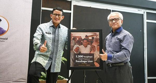 Buku 1.500 Inspirasi Jelajah Perjalanan Sandiaga Uno Diluncurkan, Ada Kisah Petani hingga Kearifan Lokal
