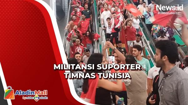Luar Biasa, Beginilah Militansi Suporter Timnas Tunisia di Piala Dunia 2022
