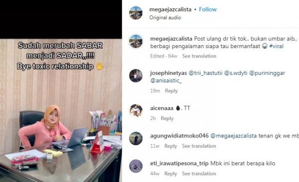 Bos Logam asal Klaten, Mega Puspita membagikan kisah hidupnya yang penuh inspirasi. (Foto: Instagram)