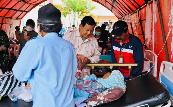 Prabowo Percepat Kunjungan di Kamboja, Pastikan TNI dan Kemhan Tangani Bencana Cianjur dengan Baik