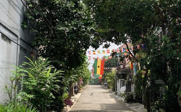 Kampung Piala Dunia di Perumahan Maharaja Cluster Cemara, Rangkapan Jaya, Depok (Foto: Andika Rachmansyah)