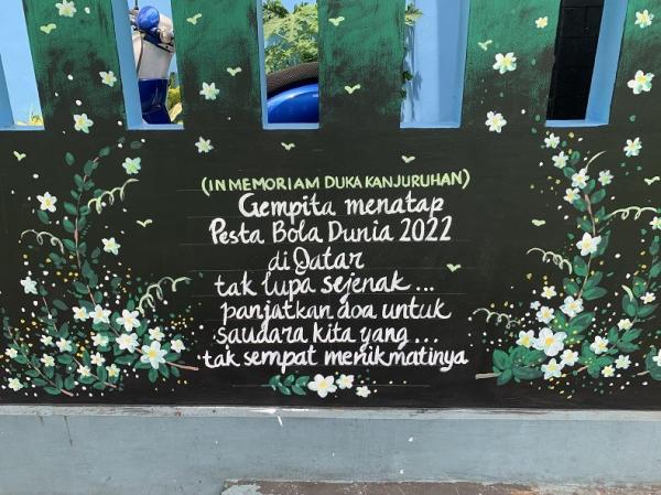 Kampung Piala Dunia di Perumahan Maharaja Cluster Cemara, Rangkapan Jaya, Depok (Foto: Andika)