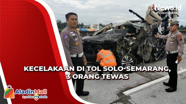 3 Penumpang Tewas dalam Tabrakan Minibus dan Truk di Tol Solo-Semarang