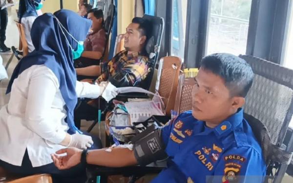 Polairud Polda Sumsel Akan Kirim Ratusan Kantung Darah ke Cianjur