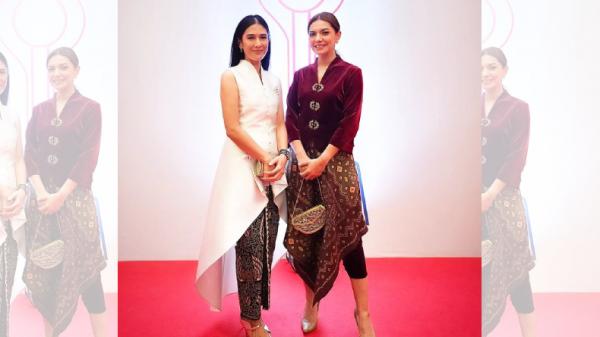 Dain Sastrowardoyo pose formal dengan Najwa Shihab