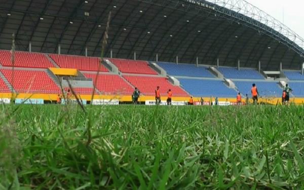 Stadion Jakabaring Stadion Gelora Sriwijaya Jakabaring siap menjadi tempat pertandingan Piala Dunia U-20 2023. (Foto: Bambang Irawan)