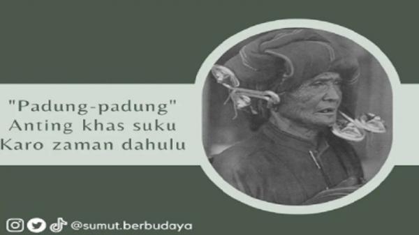 Kenapa Orang Karo Tidak Mau Disebut Orang Batak, Anting Khas Suku Karo (Foto: Instagram/Sumut Berbudaya)