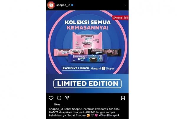 Oreo Blackpink dijual di Shopee Oreo Blackpink akan dijual secara eksklusif di Mondelez Official Store di Shopee. (Foto: dok Shopee)