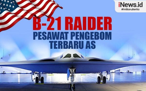 Infografis AS Luncurkan Pesawat Pengebom Siluman B-21 Raider