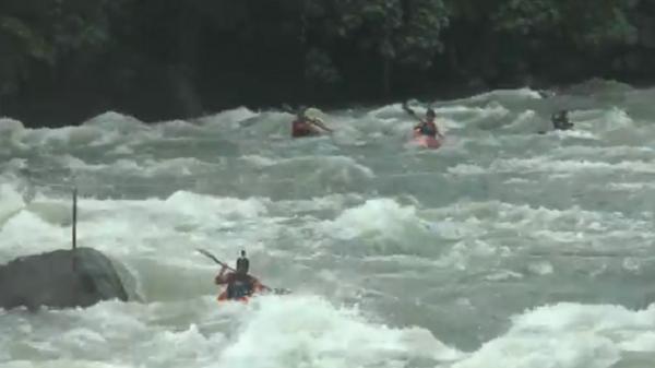 Pengintip Sungai Asahan, Lokasi Olahraga Kayak yang Diminati Atlet Mancanegara (Foto: iNews/Ulil Amri)