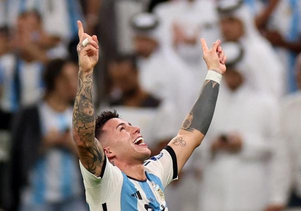 Gelandang muda Timnas Argentina, Enzo Fernandez. (Foto: REUTERS)