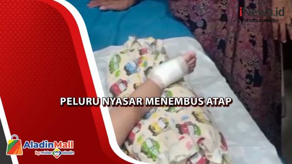 Peluru Nyasar Tembus Kaki Balita di Bandar Lampung