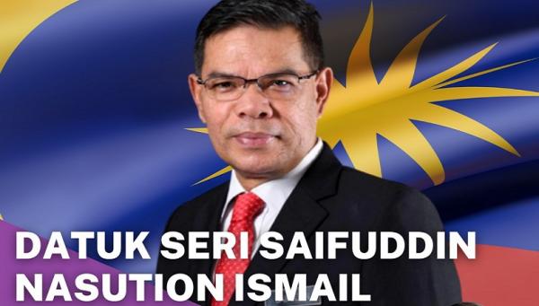 Saifuddin Nasution Ismail Saifuddin Nasution Ismail, orang Batak Mandailing yang menjadi Menteri Dalam Negeri di Kabinet Anwar Ibrahim. (Foto: Istimewa/Twitter Saifuddin Nasution)