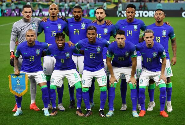 Timnas Brasil Piala Dunia 2022 Timnas Brasil akan melawan Korea Selatan pada laga 16 besar Piala Dunia 2022, Selasa (6/12) dini hari WIB. (Foto: REUTERS)