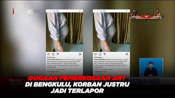 Dugaan Pemerkosaan ART di Bengkulu, Korban Justru jadi Terlapor 