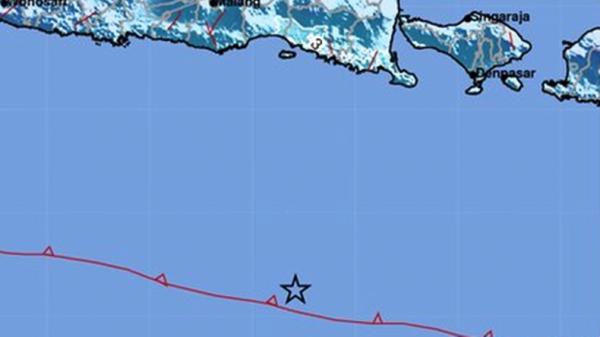 Gempa terkini berkekuatan Magnitudo 6,2 mengguncang Jember, Jawa Timur, Selasa (6/12/2022) (BMKG)