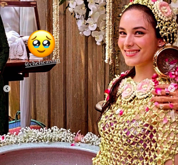 Siraman Chelsea Islan menjelang pernikahan. (Foto: Instagram)