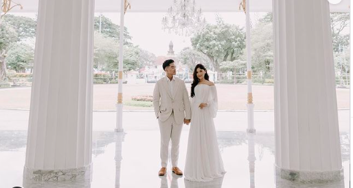 Foto prewedding Kaesang Pangarep dan Erina Gudono.