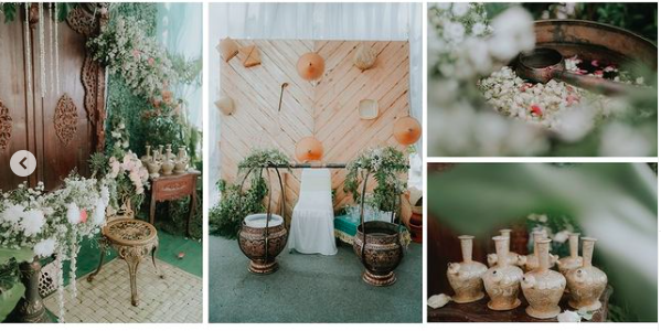 Ilustrasi tradisi cethik geni yang akan dilaksanakan di kediaman Erina Gudono. (foto: Instagram)