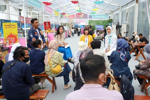 WMM Fest Talkshow day1 Para pengunjung WMM Fest tampak antusias mengikuti jalannya sesi tanya jawab dalam talkshow bertema Boga. (Foto: dok MPI/Yulianto)