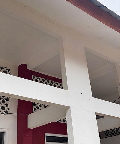 Bangunan sekolah teknologi Risha 2 Bangunan sekolah di Cianjur yang menggunakan teknologi Risha. (Foto: Dok. Kementerian PUPR)