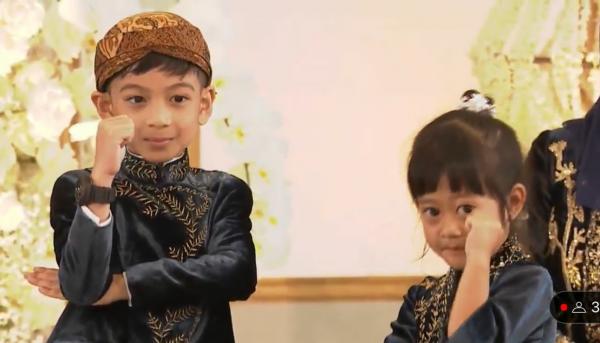 IMG 20221211 110059 Tingkah lucu cucu Presiden. (Foto: istimewa)