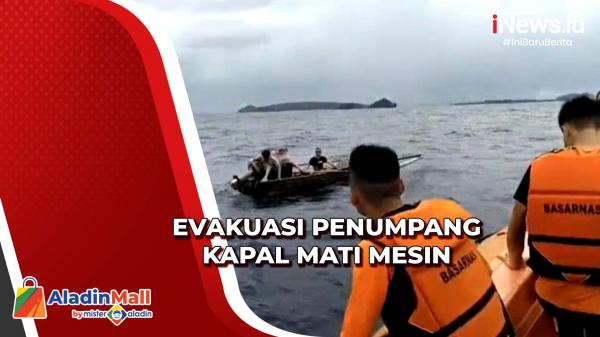 Tim SAR Evakuasi 4 Penumpang Kapal Mati Mesin di Perairan Mentawai