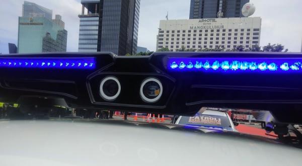 Kamera di mobil tilang elektronik (Foto: Erfan Ma'ruf)