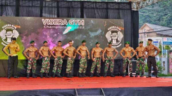 Atlet Fitness Center 88 Cenderawasih. (Foto: Pendam Cenderawasih).