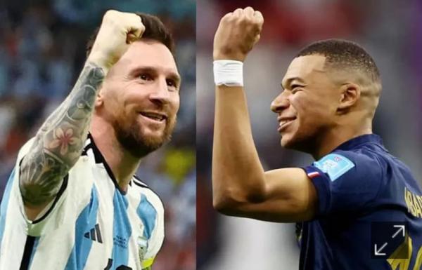 Lionel Messi akan beradu tajam dengan Kylian Mbappe pada laga Timnas Argentina vs Prancis di final Piala Dunia 2022 Qatar. (Reuters)
