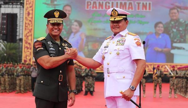 Tongkat Estafet Kepemimpinan TNI Jenderal Andika Perkasa ke Laksamana Yudo Margono