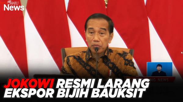 Jokowi Resmi Larang Ekspor Bijih Bauksit Mulai Juni 2023