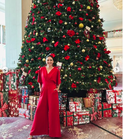 Potret Artis antik merayakan Natal. (foto: instagram)