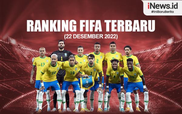 Infografis Ranking FIFA Terbaru: Argentina Naik Peringkat, Brasil Masih ...