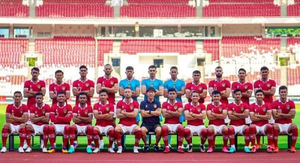 Timnas Indonesia mengalami kenaikan peringkat pada Kamis (22/12/2022). Skuad Garuda kini duduk di posisi 151. (Foto: Instagram/@asnawi_bhr)
