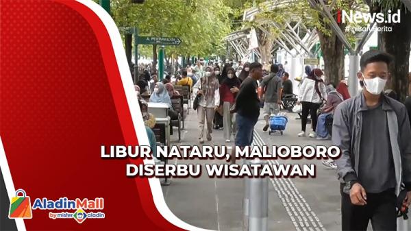 Kawasan Malioboro Mulai Diserbu Wisatawan Saat Libur Nataru