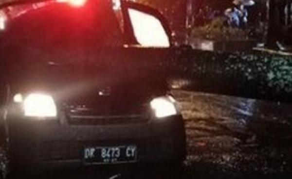 Pikap Tertimpa Pohon Mobil pikap tertimpa pohon tumbang tewaskan pengendara. (Foto: @bpbd_kota_denpasar)