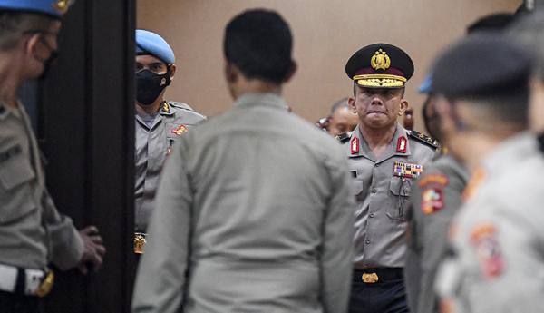 Ferdy Sambo dipecat dari Polri. ANTARA FOTO/M Risyal Hidayat