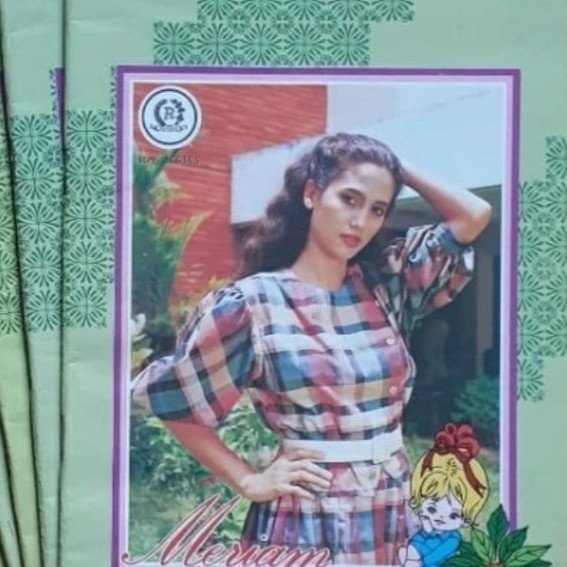 Deretan artis lawas jadi sampul buku sekolah. (Foto: istimewa)