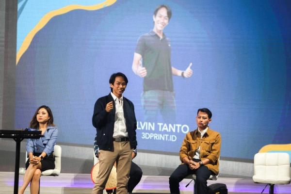 Alvin Tanto WMM 3Dprint.ID memproduksi mesin-mesin cetak tiga dimensi yang tangguh, presisi, dan handal. (Foto. MPI/Aldhi Chandra Setiawan)