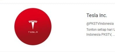 Akun Youtube PKS Diretas, Nama Berubah Jadi Tesla Inc