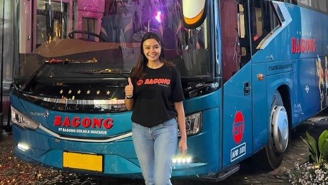 Tinggalkan PO AKAS Green, Si Cantik Aprilia D Lestari Gabung PO Bagong