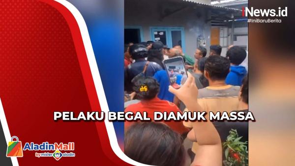 Nyaris Tewas Dikeroyok Warga, Begal di Palembang Selamatkan Diri Masuk Rumah Anggota Polisi