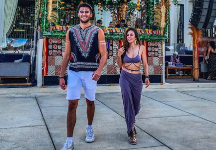 Potret mesra Wulan Guritno dan Sabda Ahessa di Bali. (Foto: Instagram)