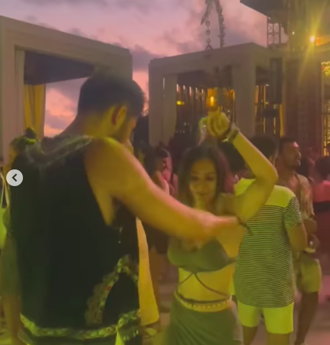 Potret mesra Wulan Guritno dan Sabda Ahessa di Bali. (Foto: Instagram)