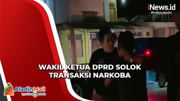 Detik-Detik Penangkapan Wakil Ketua DPRD Solok, Diduga Bawa Sabu