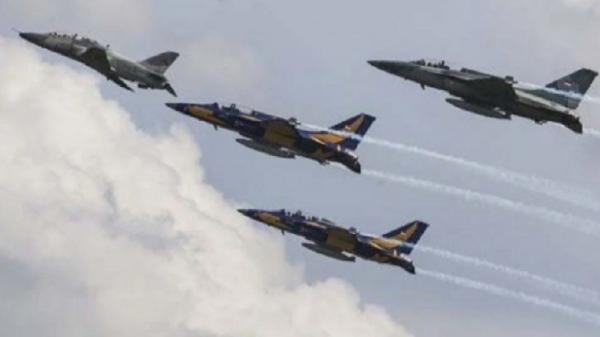 Pesawat tempur TNI T-50i Golden Eangle. (Foto: Antara).