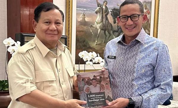 Sandiaga Bertemu Prabowo Gerindra Masih Patuh Ke Garis Partai Dan Loyal