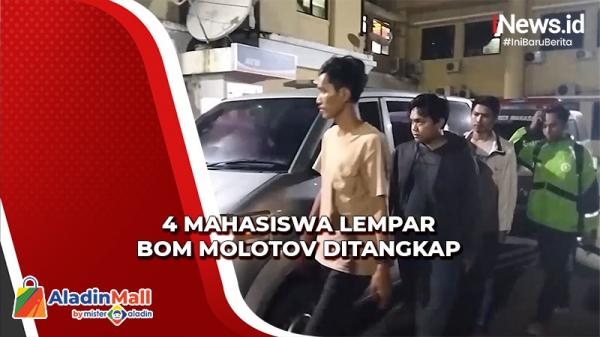 4 Pelaku Penyerangan Bom Molotov di Asrama Mahasiswa Makassar Berhasil Ditangkap