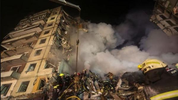 Rusia Serang Sejumlah Wilayah Ukraina Bersamaan, 5 Orang Tewas di Kota Dnipro